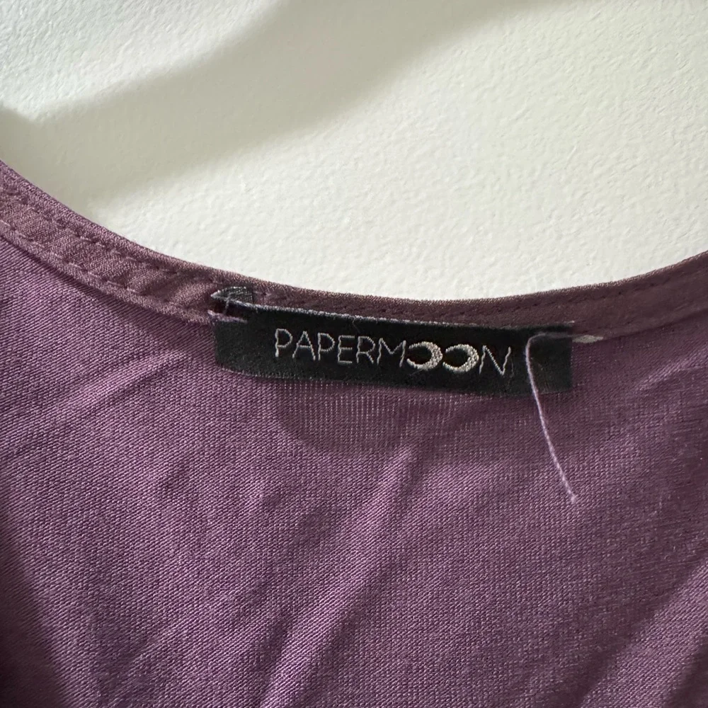 Papermoon Purple Floral Blouse - Picture 2 of 3